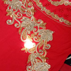 Red Gown Cotton