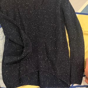 Dark blue Knitted sweater