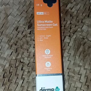 The Derma co Ultra matte Sunscreen Gel