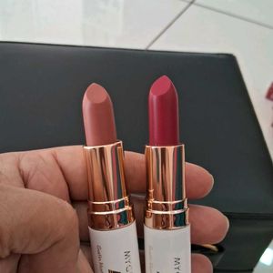 Myglamm Lit Satin Matte Lipstick Combo Of 2