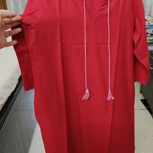 Libas Red Kurta