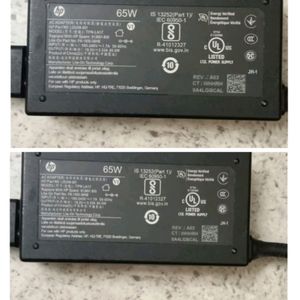 2 HP 65 +65 LAPTOP CHARGER NEW AND ORIGINAL