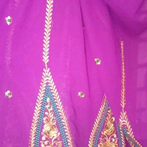 A Super Pink Saree