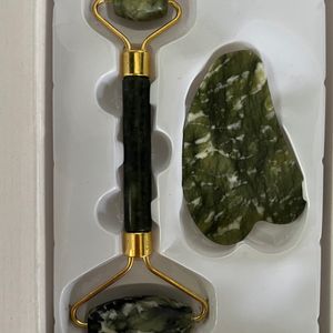 mars Jade Roller and Gua Sha