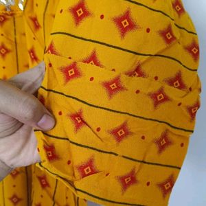 Yellow Kurti