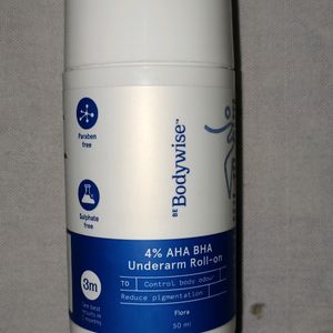 Be Bodywise 4% AHA BHA Underarm RollOn (Flora)