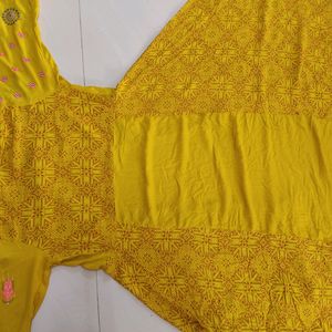 XXL Size Women Shrug....Yellow Colour Daily Wear