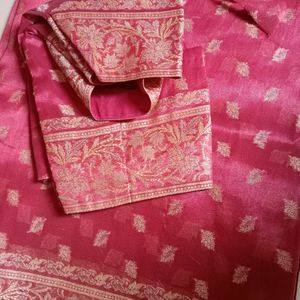 Banarasi New Red Sari For Selling