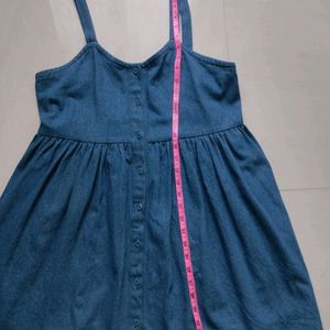 Denim Dungaree Frock