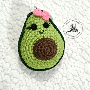 Avocado Keychain