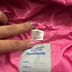 Pink Reebok Jacket Fully Warm