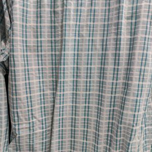 A Checked Bluesish Greyish Shirt, Comfortable Good