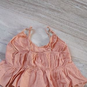 Dusty Pink Cute Crop Top