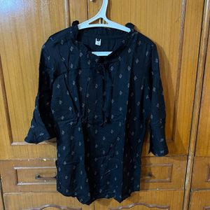 Black Kurti Top