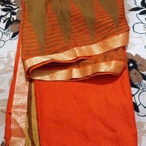 Orange Saree