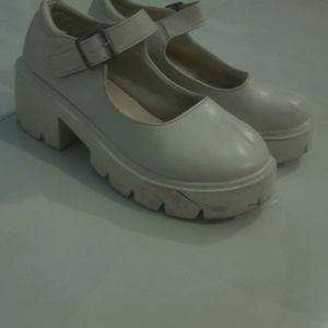 Pinterst Beige Mary Jane Shoe