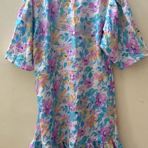 Floral Multicolour Cute Dress