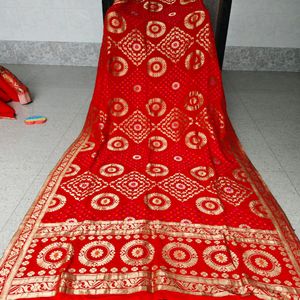 Pure Banarasi Lehenga Choli And,🎁 Free Gift