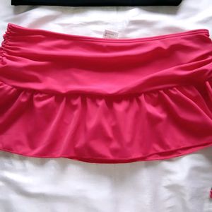 Cute Rose Pink Colour Skirt