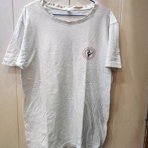 White Daily Wear Tshirt (Men)