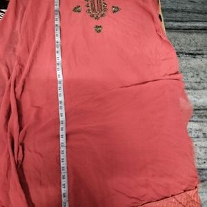 Beautiful Kurti With Lining And Bottom Febric