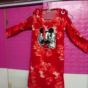 Mickey Mouse Top For Women