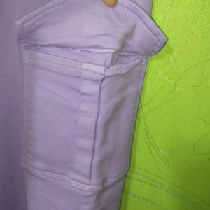 Lavender Cargo For Womens