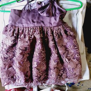 Designed baby frock