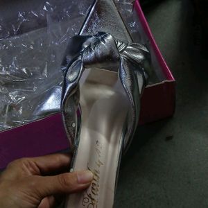 Silver Heels for Party,office,outing