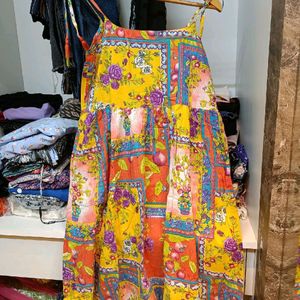 Multi Colorful Printed Dress