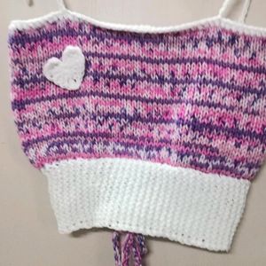 Handmade Knitted Crop Top