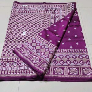 Exclusive Kanthstitch Saree