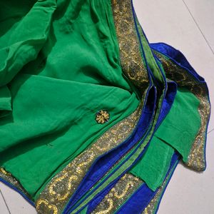 2 Heavy Sarees Combo With Blouses