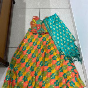 Multicolour Lahnga Choli