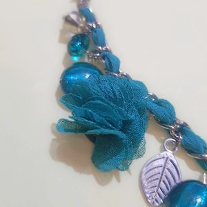 Cerulean Splendour: Imported Charm Bracelet