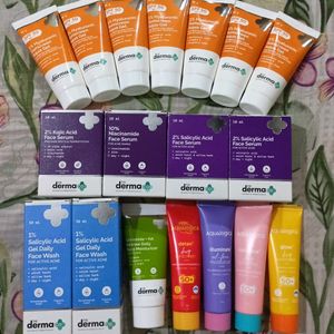 The Derma Co. & Aqualogica Sunscreen, Moisturizer