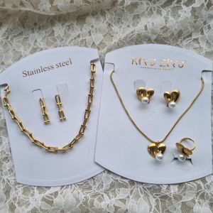 Premium Range Stainless Steel Necklace Set