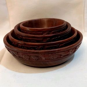 Wooden Bowlset