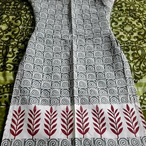 Cotton Kurti With Dupatta