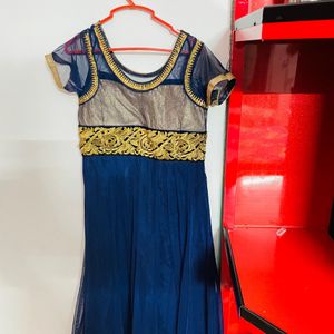 Ethnic Blue Gown