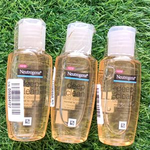 Neutrogena Deep Clean Facial Cleanser Pack Of 3