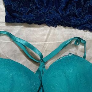 Combo For 4 Bra Mix Size 💜💙