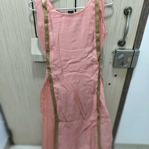 Pink Straight Gown