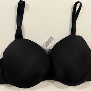 Black Padded Bra