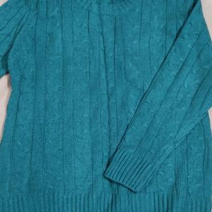 Bottle Green Woolen Sweater