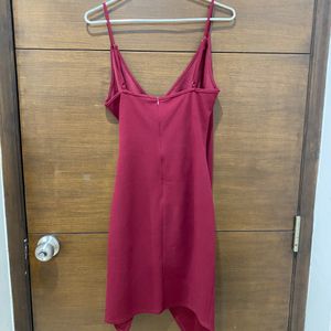 Maroon Bodycon Dress