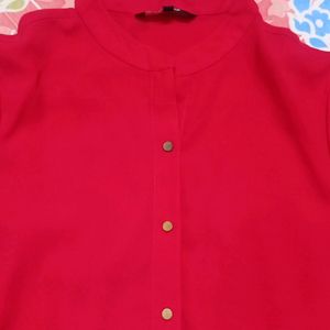 Long Red kurti