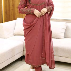 Heavy Handworked Kurta Set