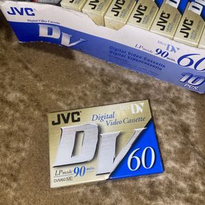 RAREST🔥OLD Mini JVC Dvc Cassetes