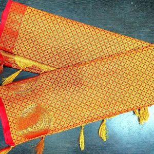 Beautiful New Weeding Saree 💛❤️🧡